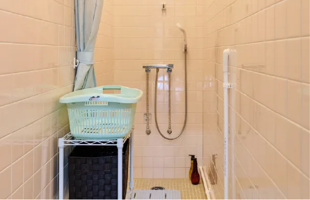 帐篷式桑拿的内部