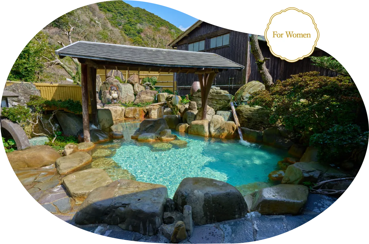 Women’s open-air bath