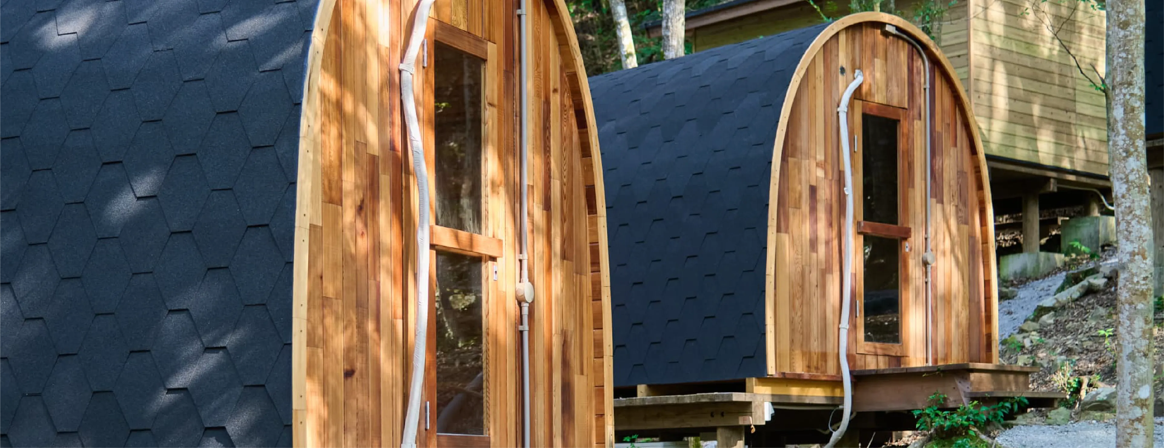 Wood-scented cabin