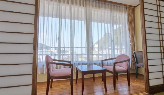 The scene of a Japanese-style room