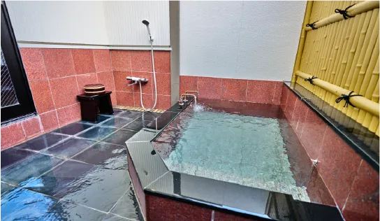 The bath of our premium suite, “Yume Ginga”